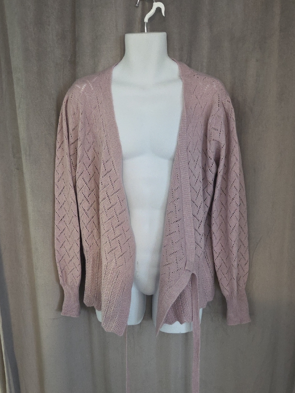 SHEIN Size 14 Wrap Style Cardigan in Dusty Pink NWOT